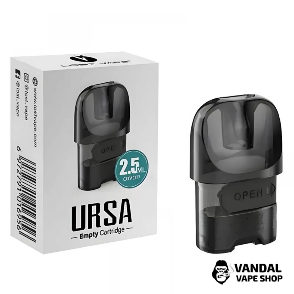 Змінний картридж Lost Vape Ursa Empty об'ємом 2.5 мл без випаровувача Змінний картридж Lost Vape Ursa Empty об'ємом 2.5 мл без випаровувача