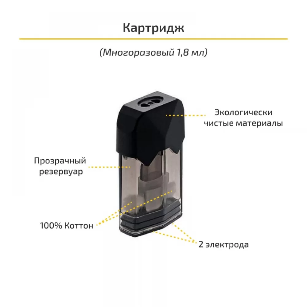 Змінний картридж OVNS на 1.8 Ом для Saber та Saber S