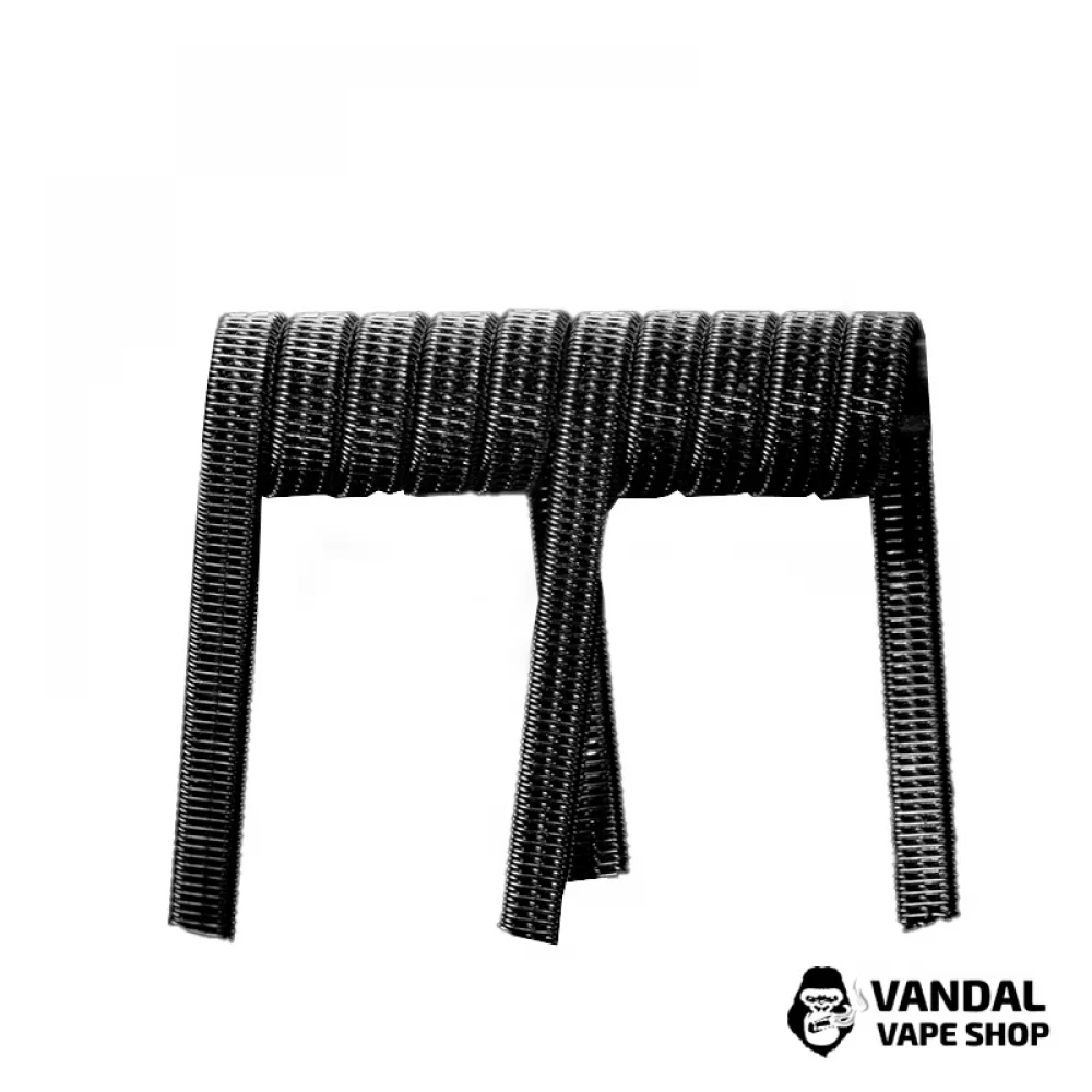 Спираль Triple Staggered (N80) 0.4x3+n80/0.12 0.1 Ohm (dual) WR5 Ф3