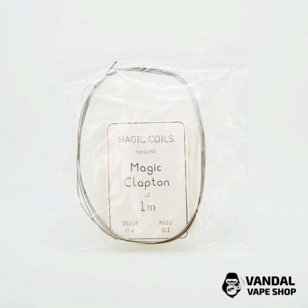 Дріт для спіралі Magic Coils Clapton - SS316 0.4 мм Nichrome 0.1 мм 1 м