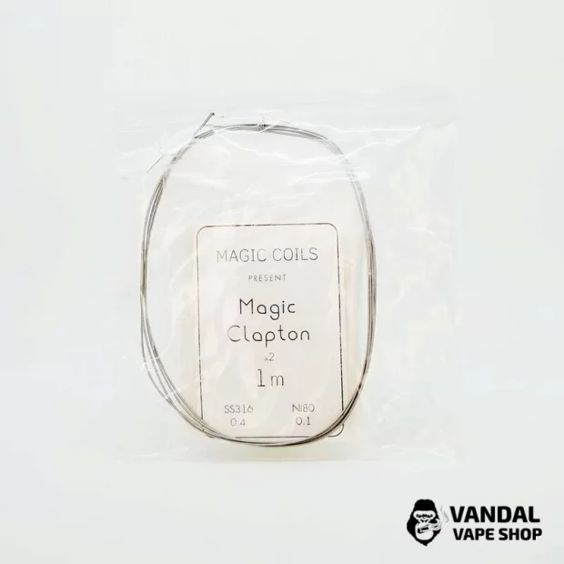 Проволока для спирали Magic Coils Clapton - SS316 0.4 мм Nichrome 0.1 мм 1 м