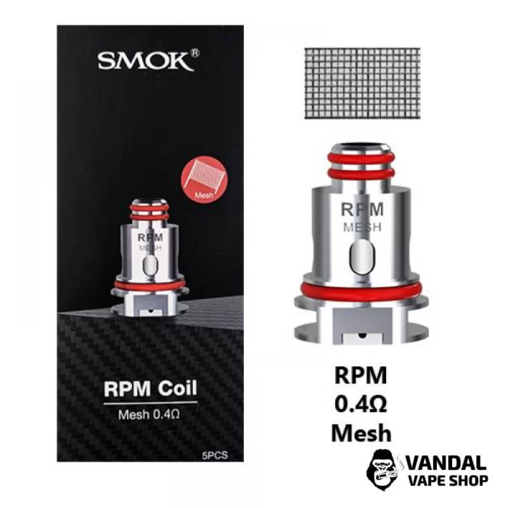 Сменный испаритель Smok Nord Smok RPM Mesh 0.4 Ом Сменный испаритель Smok Nord Smok RPM Mesh 0.4 Ом
