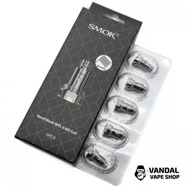 Змінний випаровувач Smok Nord 0.8 ohm Mesh MTL Nord Coils