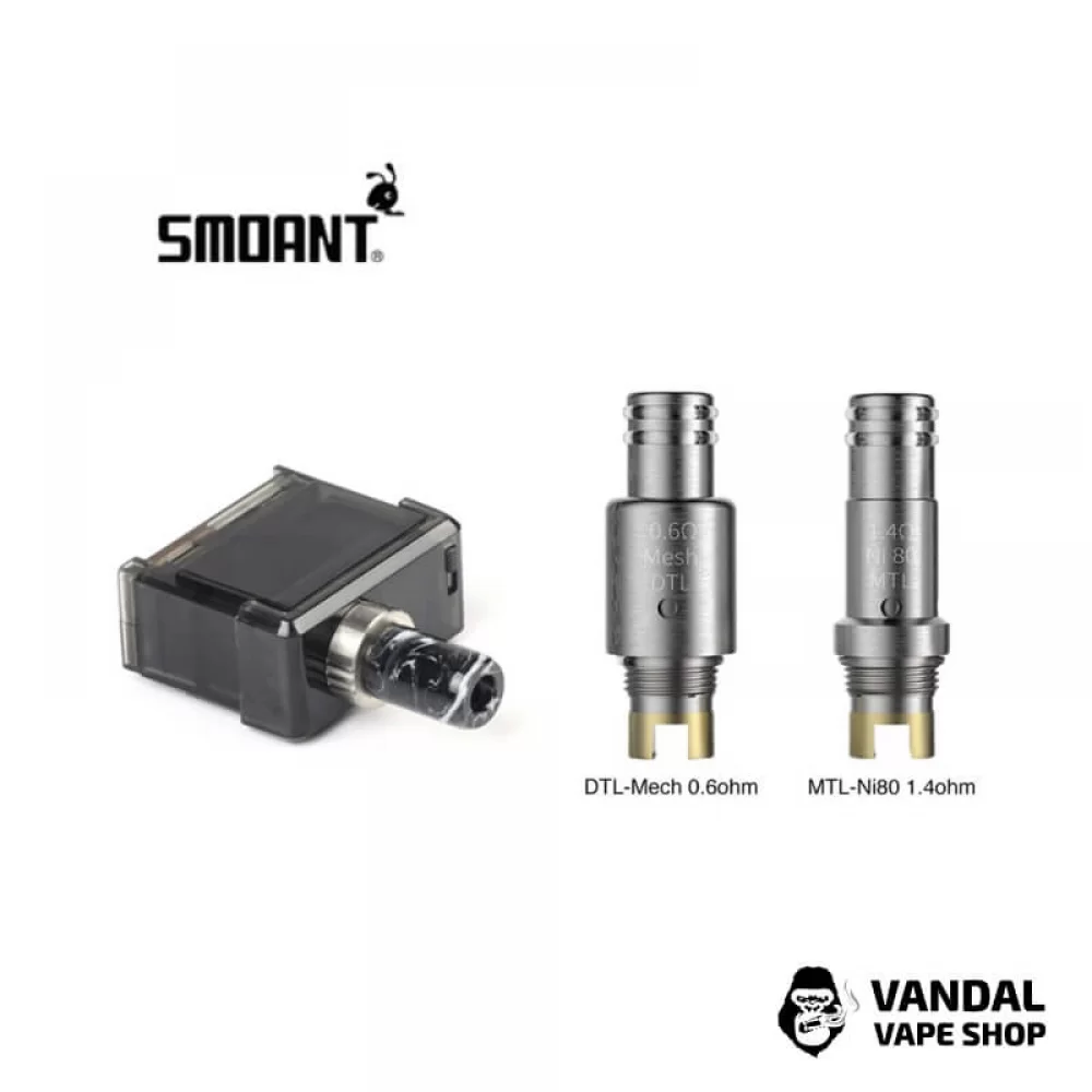 Змінний випаровувач Smoant Pasito MTL 1.4 Ом