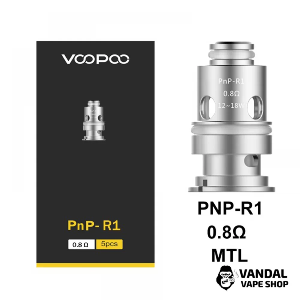 Змінний випаровувач Voopoo PnP Coil (Original) R1 0.8 Ом