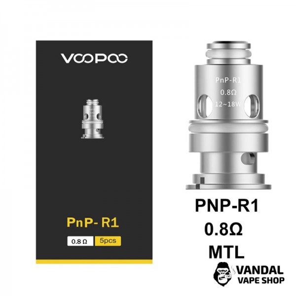 Сменный испаритель Voopoo PnP Coil (Original) R1 0.8 Ом