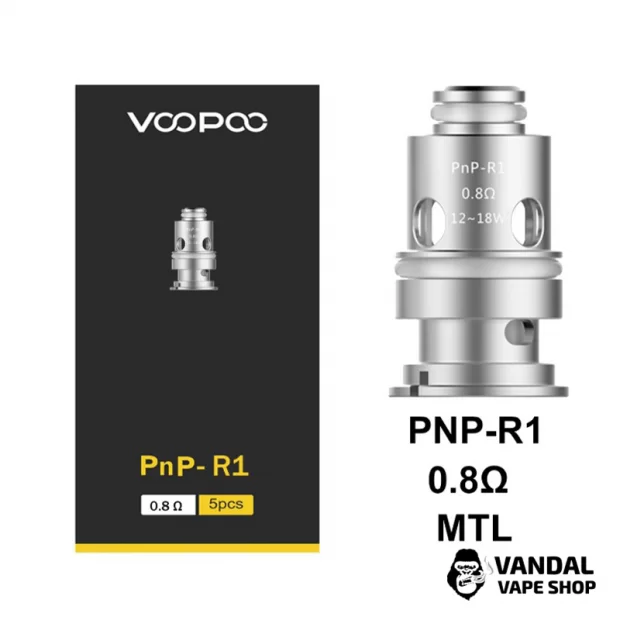 Сменный испаритель Voopoo PnP Coil (Original) R1 0.8 Ом