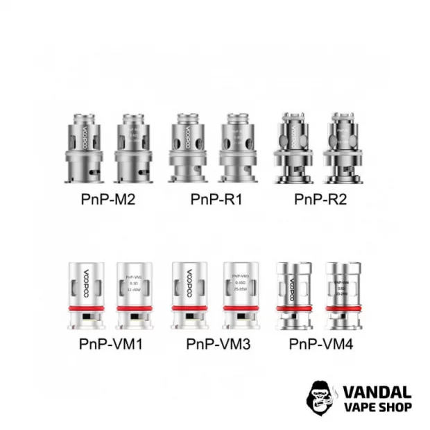 Сменный испаритель Voopoo PnP Coil (Original) для DRAG S , DRAG X , VINCI , VINCI X  
