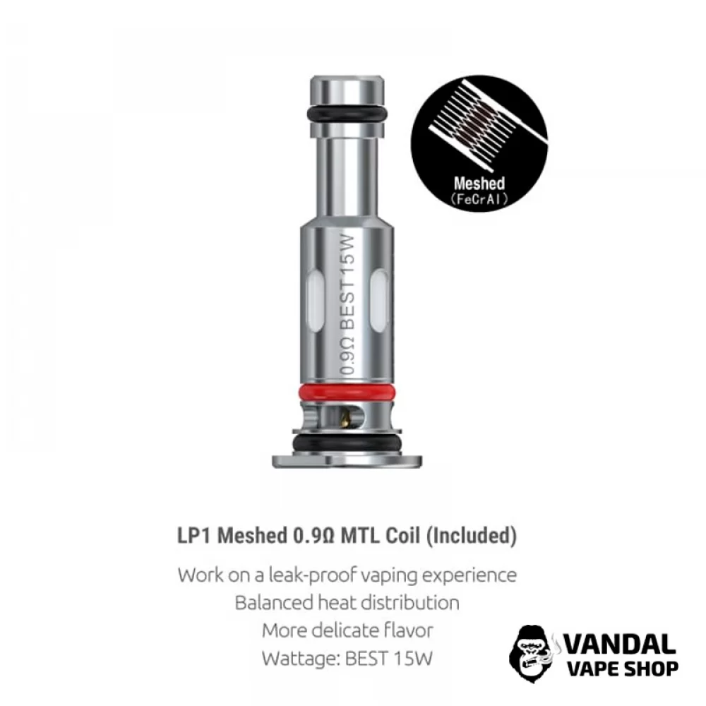 Сменный испаритель Smok Novo 4 LP1 Meshed MTL сопротивлением 0.9 Ом