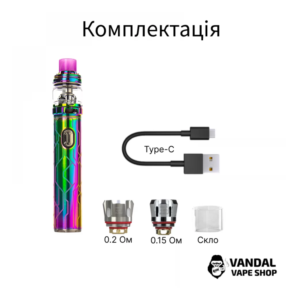 Стартовый набор Eleaf Ijust 3 Pro в радужной расцветке Стартовый набор Eleaf Ijust 3 Pro в радужной расцветке