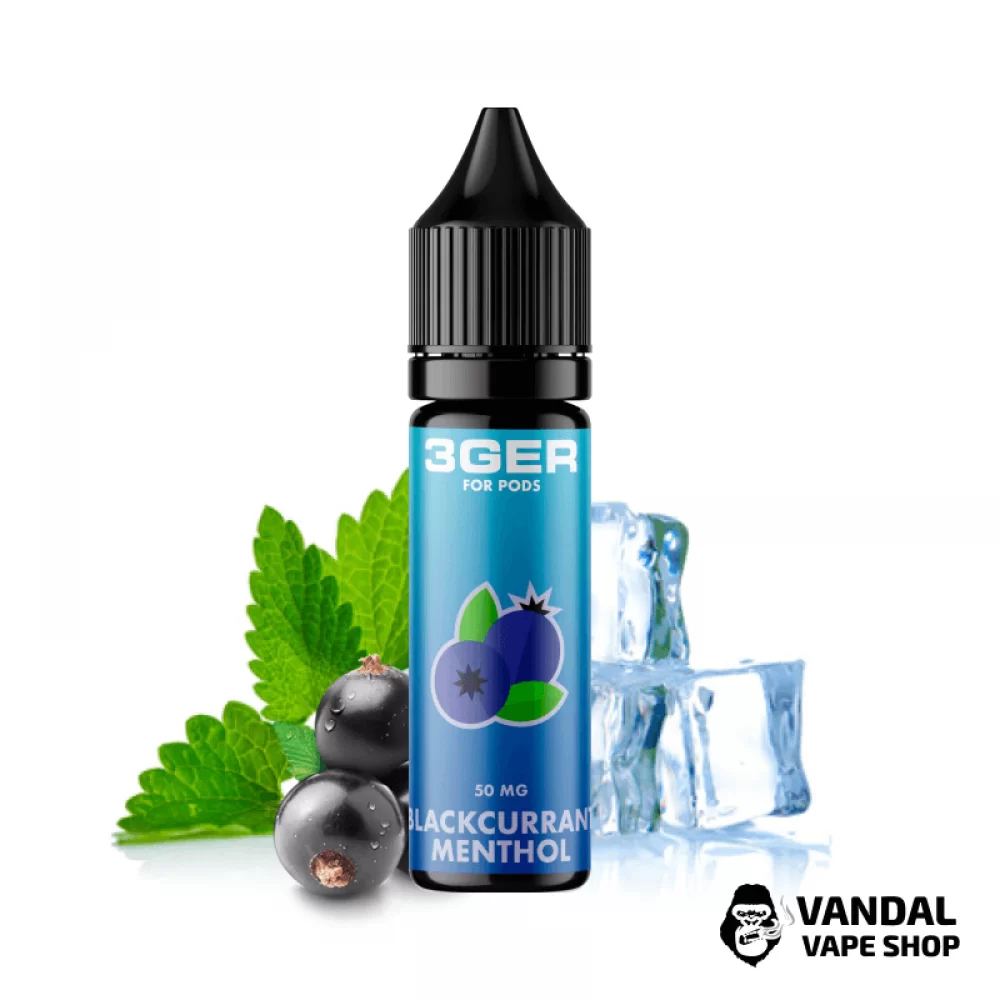 3Ger Salt - Blackcurrant Menthol 15 мл 50 мг