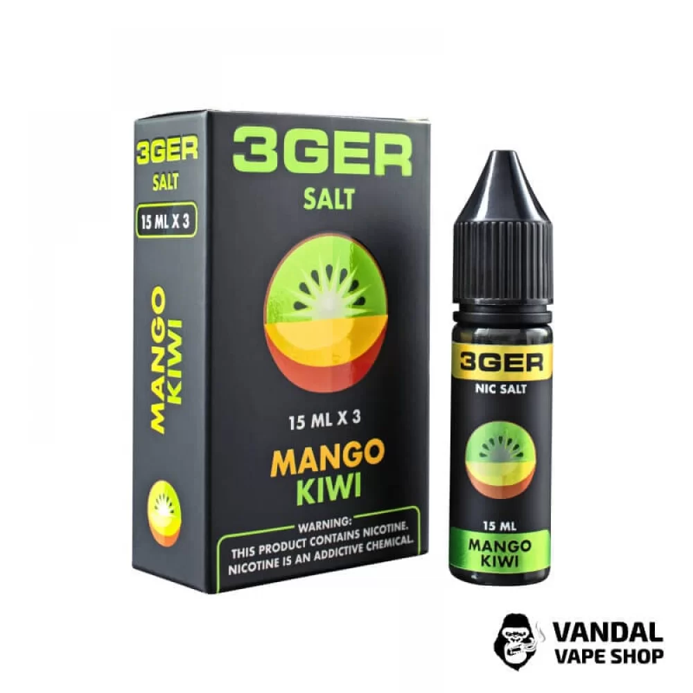 3Ger Salt - Mango Kiwi 15 мл 25 мг 3Ger Salt - Mango Kiwi 15 мл 25 мг