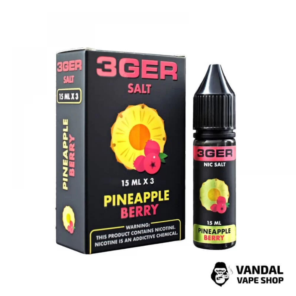 3Ger Salt - Pineapple Berry 15 мл 25 мг 3Ger Salt - Pineapple Berry 15 мл 25 мг
