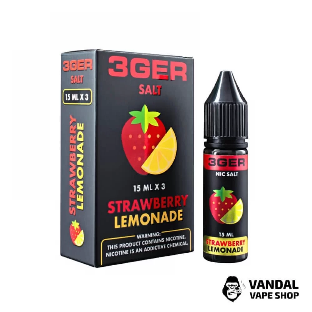 3Ger Salt - Strawberry Lemonade 15 мл 50 мг 3Ger Salt - Strawberry Lemonade 15 мл 50 мг