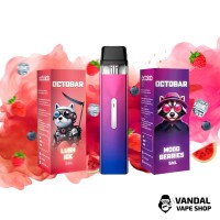 Набір M: Vaporesso XROS Mini Neon + 2 х OctoBar NFT 10 мл 50 мг (Mood Berries + Lush Ice)