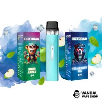 Набор M: Vaporesso XROS Mini Sierra Blue + 2 х OctoBar NFT 10 мл 50 мг (Polar Mint Ice + Sour Apple)