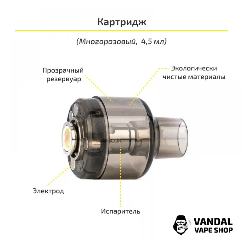 Стартовий набір Voopoo Drag S Pod Mod Kit (Original)