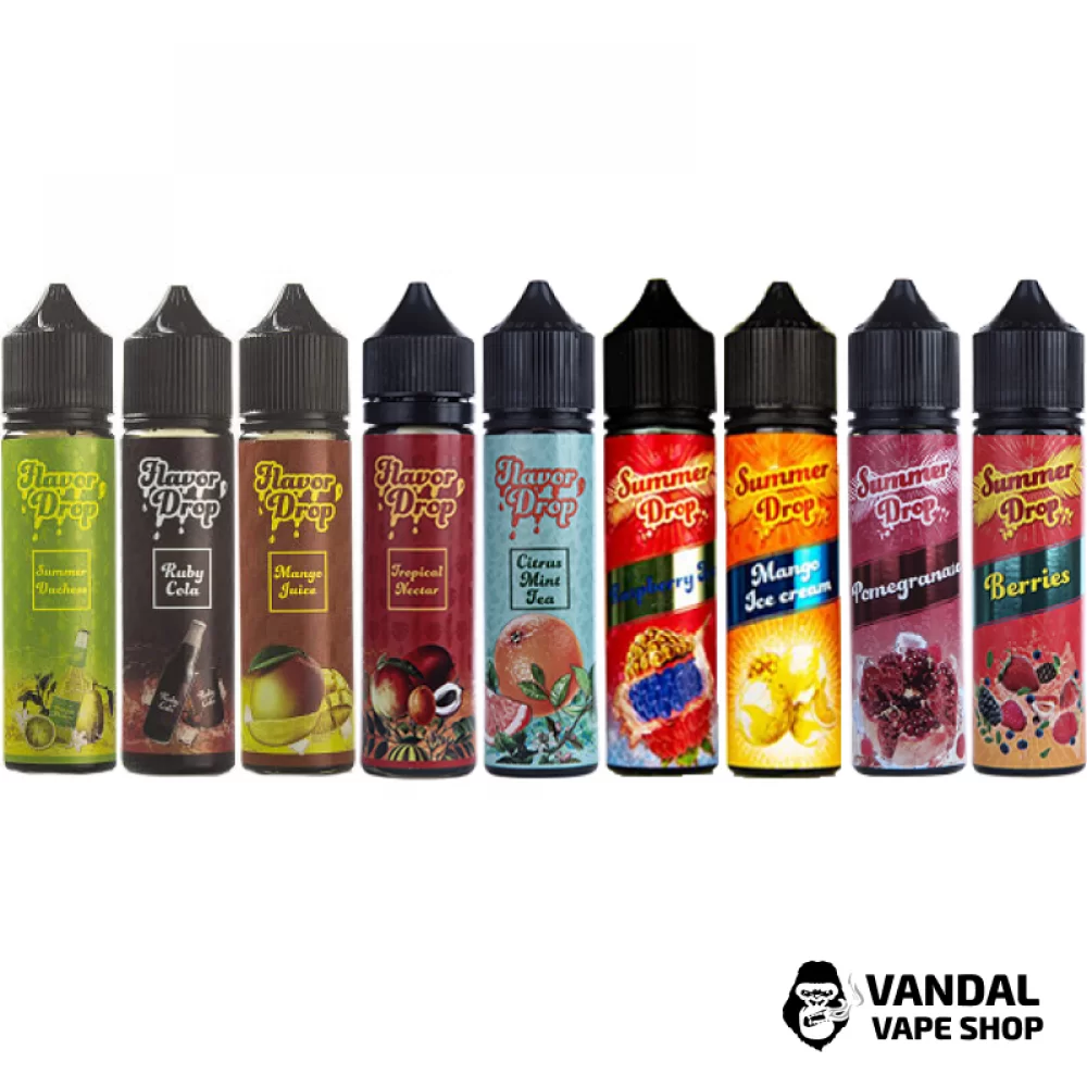 Жидкость Flavor Drop / Summer Drop 60 мл на органическом никотине Жидкость Flavor Drop / Summer Drop 60 мл на органическом никотине
