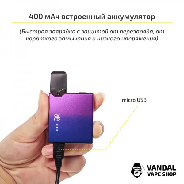 Стартовий набір OVNS JC01 Pod Kit в чорному кольорі