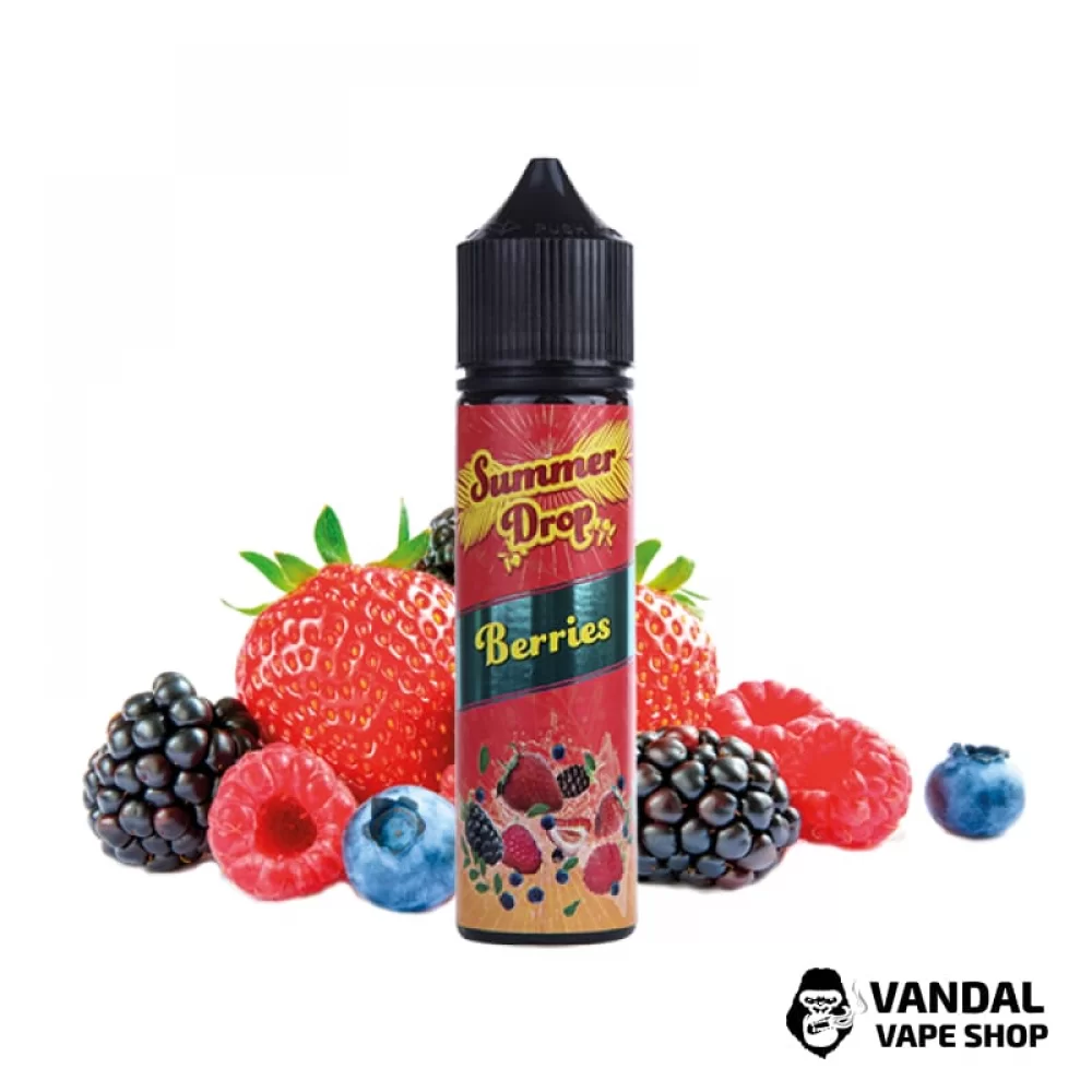 Жидкость Summer Drop 60 мл 0 мг НА ОРГАНИЧЕСКОМ НИКОТИНЕ со вкусом лесных ягод
