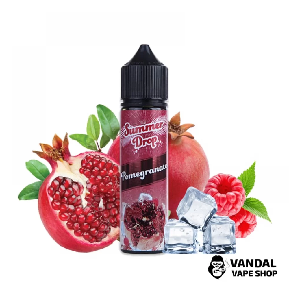 Рідина Summer Drop 60 мл 3 мг на органічному нікотині зі смаком стиглого гранату Рідина Summer Drop 60 мл 3 мг на органічному нікотині зі смаком стиглого гранату