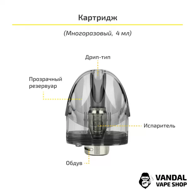 Eleaf Tance Max Kit (Original) Geometry