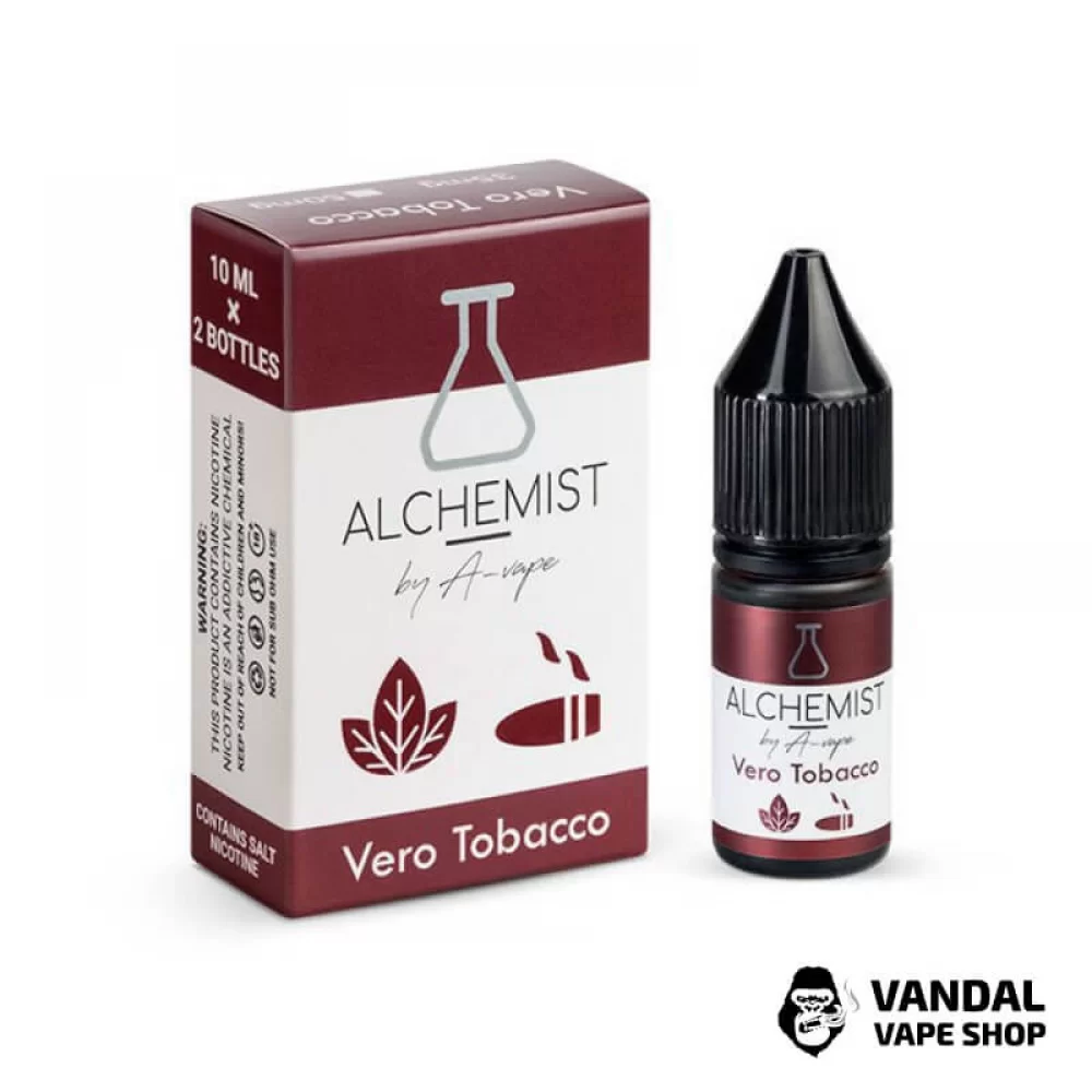 ЖИДКОСТЬ ALCHEMIST - Vero Tobacco 10 мл 50 мг НА СОЛЕВОМ НИКОТИНЕ СО ВКУСОМ табака ЖИДКОСТЬ ALCHEMIST - Vero Tobacco 10 мл 50 мг НА СОЛЕВОМ НИКОТИНЕ СО ВКУСОМ табака