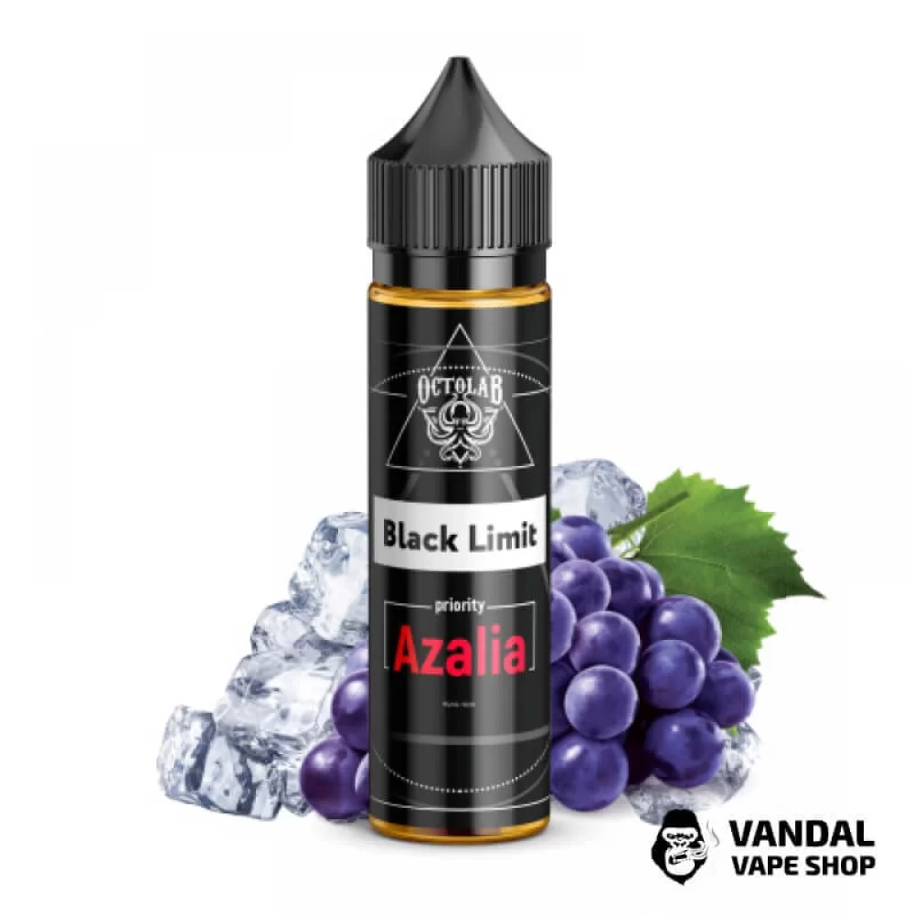 ЖИДКОСТЬ Black Limit - Azalia 60 мл 10 мг НА органическом НИКОТИНЕ СО ВКУСОМ сладкого синего винограда со льдом