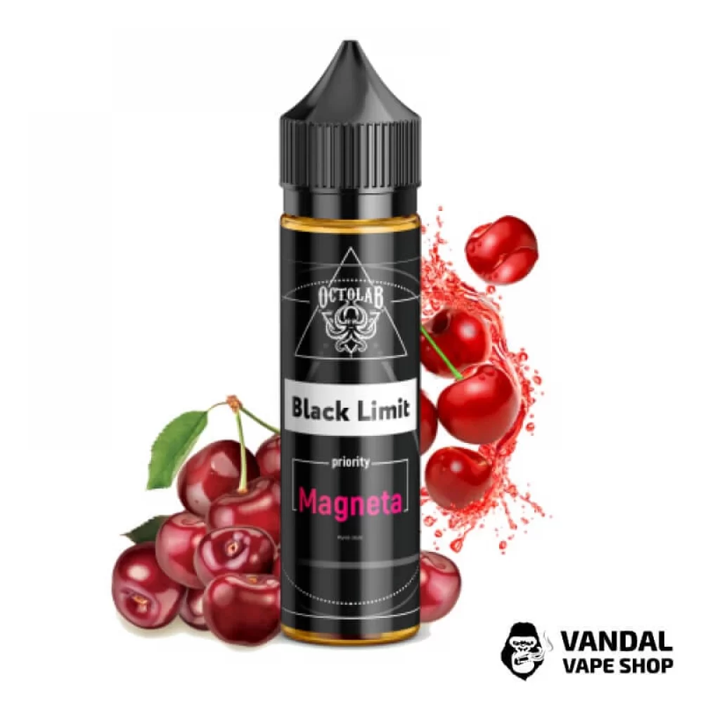 РІДИНА Black Limit - Magneta 60 мл 15 мг НА органічному НІКОТиНІ з смаком вишні та черешні РІДИНА Black Limit - Magneta 60 мл 15 мг НА органічному НІКОТиНІ з смаком вишні та черешні