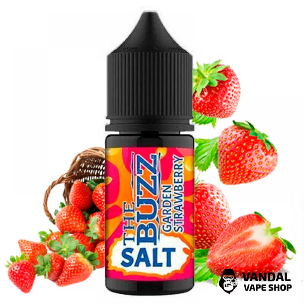 Рідина The Buzz Salt 30 мл НА СОЛьовому нікотині 50 мг зі смаком полуниці