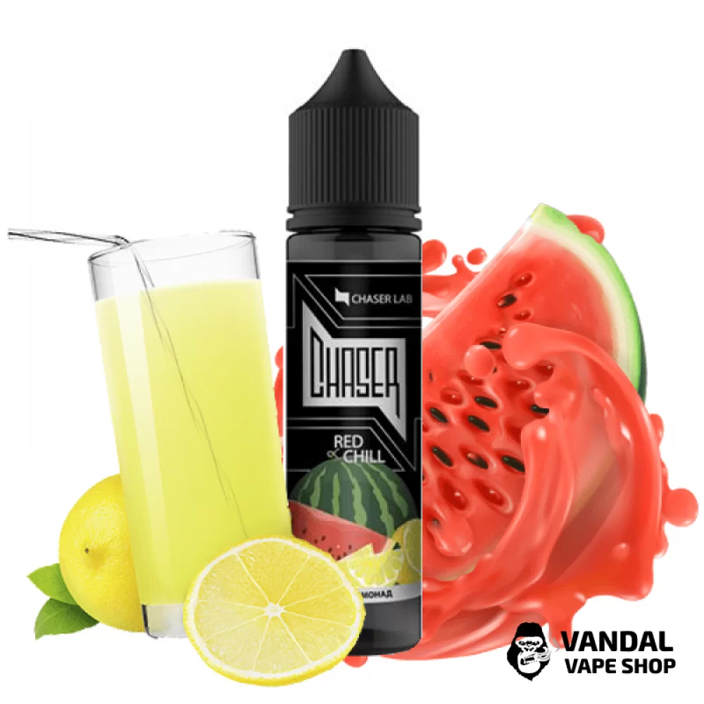 Рідина Chaser Black Red Chill 60 мл, 3 мг, на органічному нікотині, зі смаком лимонаду і кавуна
