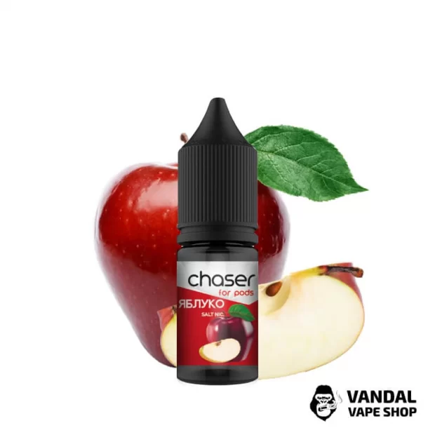 ЖИДКОСТЬ Chaser - Яблоко 10 мл 30 мг НА СОЛЕВОМ НИКОТИНЕ СО ВКУСОМ Яблока