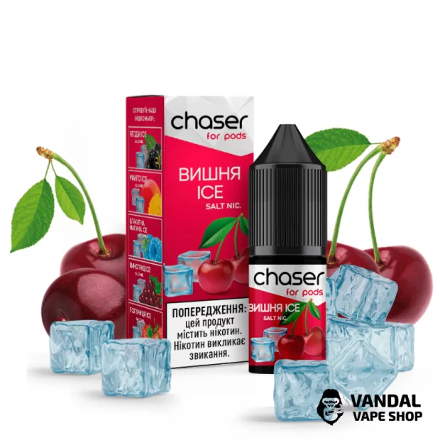 Жидкость Chaser 10 мл, 30 мг НА СОЛЕВОМ НИКОТИНЕ СО ВКУСОМ Вишни с холодком