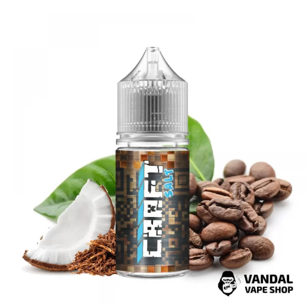 ЖИДКОСТЬ Craft Salt - Кокосовый Табак vs Кофе 30 мл 30 мг НА СОЛЕВОМ НИКОТИНЕ СО ВКУСОМ Кокосового Табака с Кофе