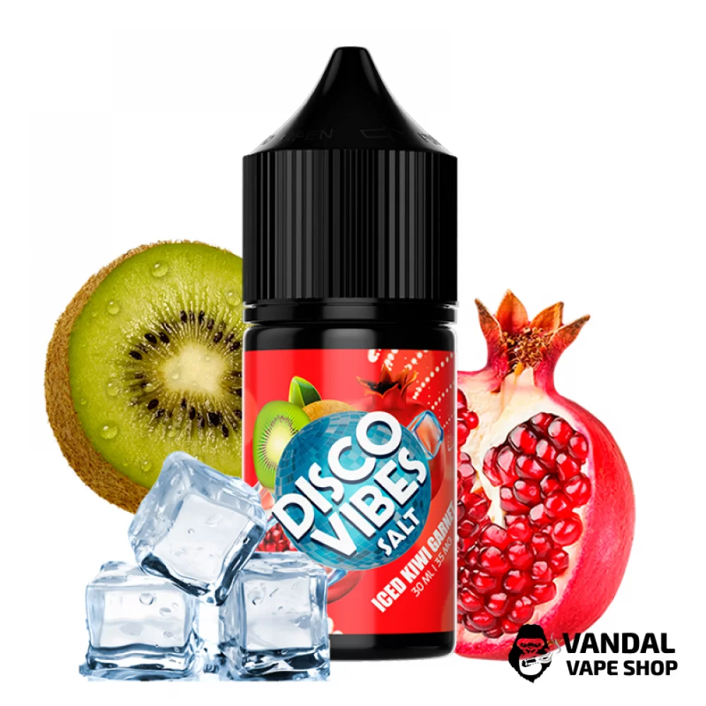 Disco Vibes - Iced Kiwi Garnet 30 мл 35 мг Disco Vibes - Iced Kiwi Garnet 30 мл 35 мг