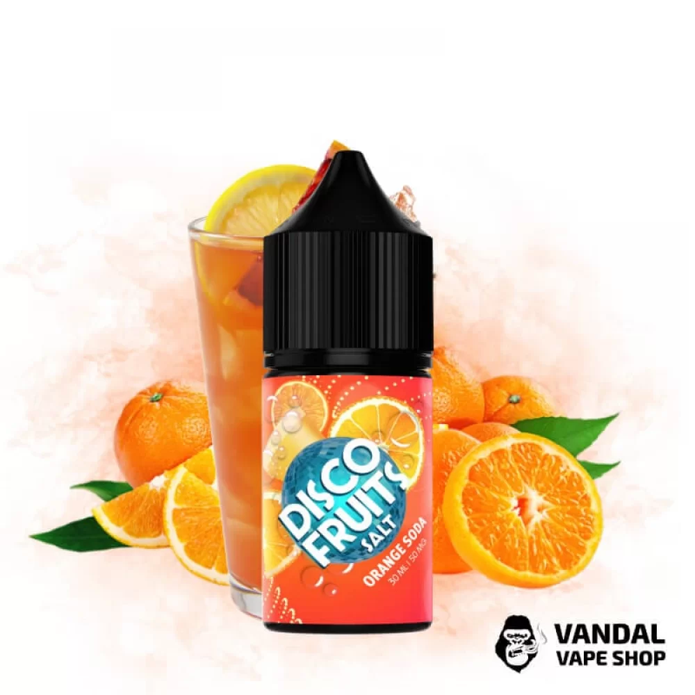 DISCO FRUITS - Orange Soda 30 мл 50 мг
