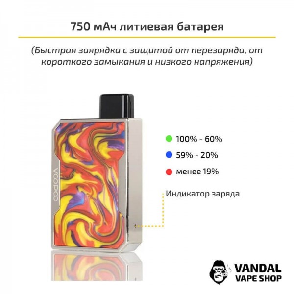 Стартовий набір Voopoo Drag Nano Pod Kit (Original)