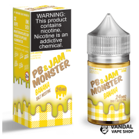 PB & Jam Monster Salt 30 мл, 48 мг - Banana