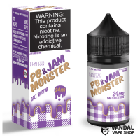 PB & Jam Monster Salt 30 мл, 24 мг - Grape