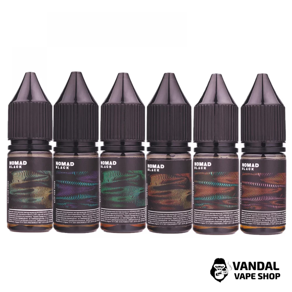 ЖИДКОСТЬ Nomad Black Salt - 10 мл НА СОЛЕВОМ НИКОТИНЕ ЖИДКОСТЬ Nomad Black Salt - 10 мл НА СОЛЕВОМ НИКОТИНЕ