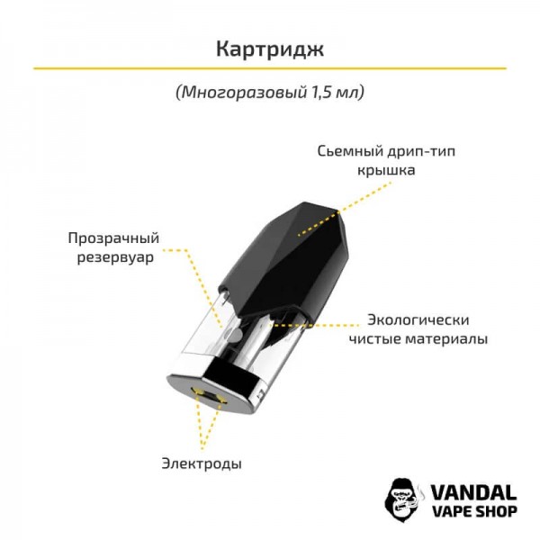 OVNS Saber 2 Pod Kit в зеленом цвете