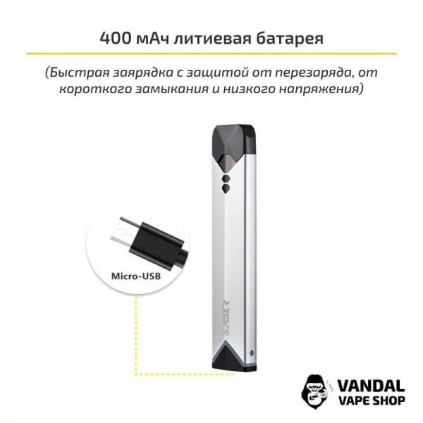 Оригінальна Pod-система OVNS Saber S Pod System в чорному кольорі
