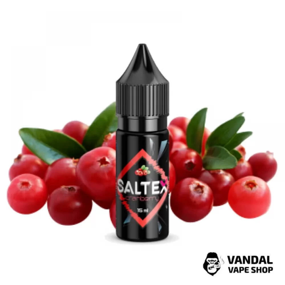 Жидкость Saltex 15 мл 25 мг на солевом никотине со вкусом клюквы