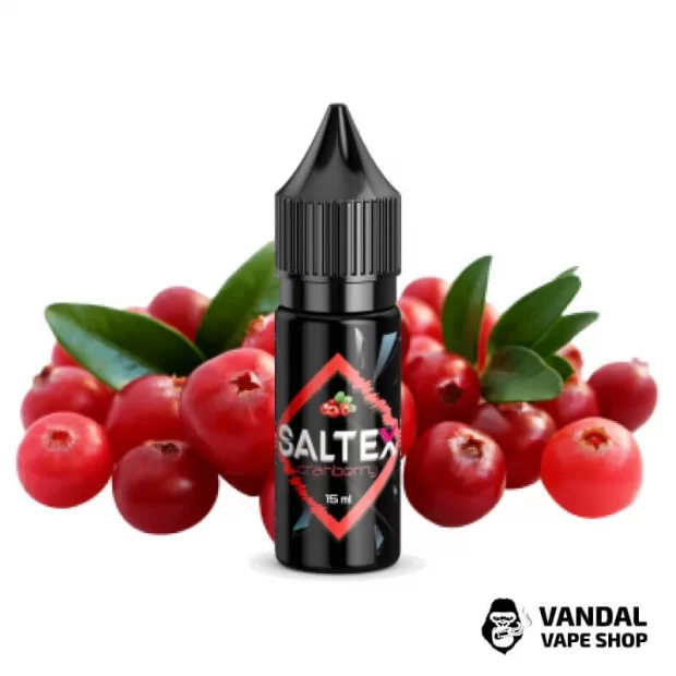 Жидкость Saltex 15 мл 25 мг на солевом никотине со вкусом клюквы