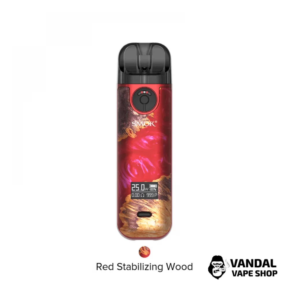 Smok Novo 4 Pod Kit 800mAh - в цвете "Red Stabilizing Wood" (красное дерево) Smok Novo 4 Pod Kit 800mAh - в цвете "Red Stabilizing Wood" (красное дерево)