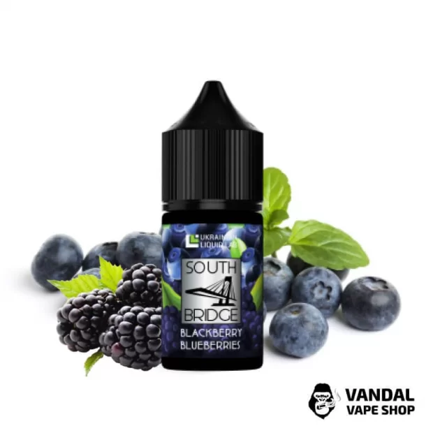 ЖИДКОСТЬ South Bridge - Blackberry Blueberry  30 мл 25 мг НА СОЛЕВОМ НИКОТИНЕ СО ВКУСОМ Черники и ежевики