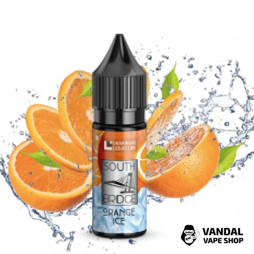 ЖИДКОСТЬ South Bridge - Orange Ice 15 мл 25 мг НА СОЛЕВОМ НИКОТИНЕ СО ВКУСОМ апельсина со льдом