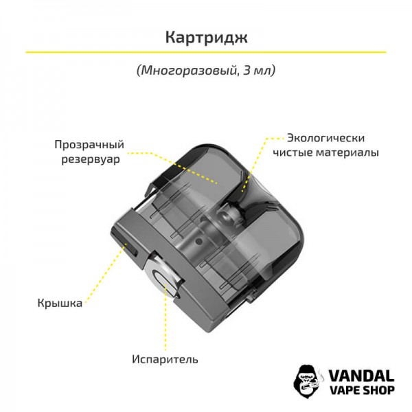 Стартовий набір Suorin Reno Pod Kit (Original) Gray