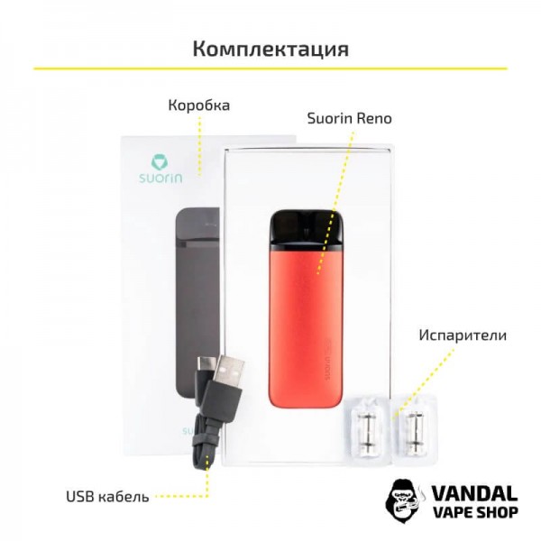 Стартовий набір Suorin Reno Pod Kit (Original) Gray