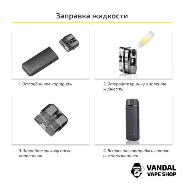Стартовий набір Suorin Reno Pod Kit (Original) Gray
